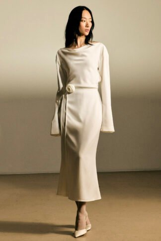 Waterfall Midi Dress