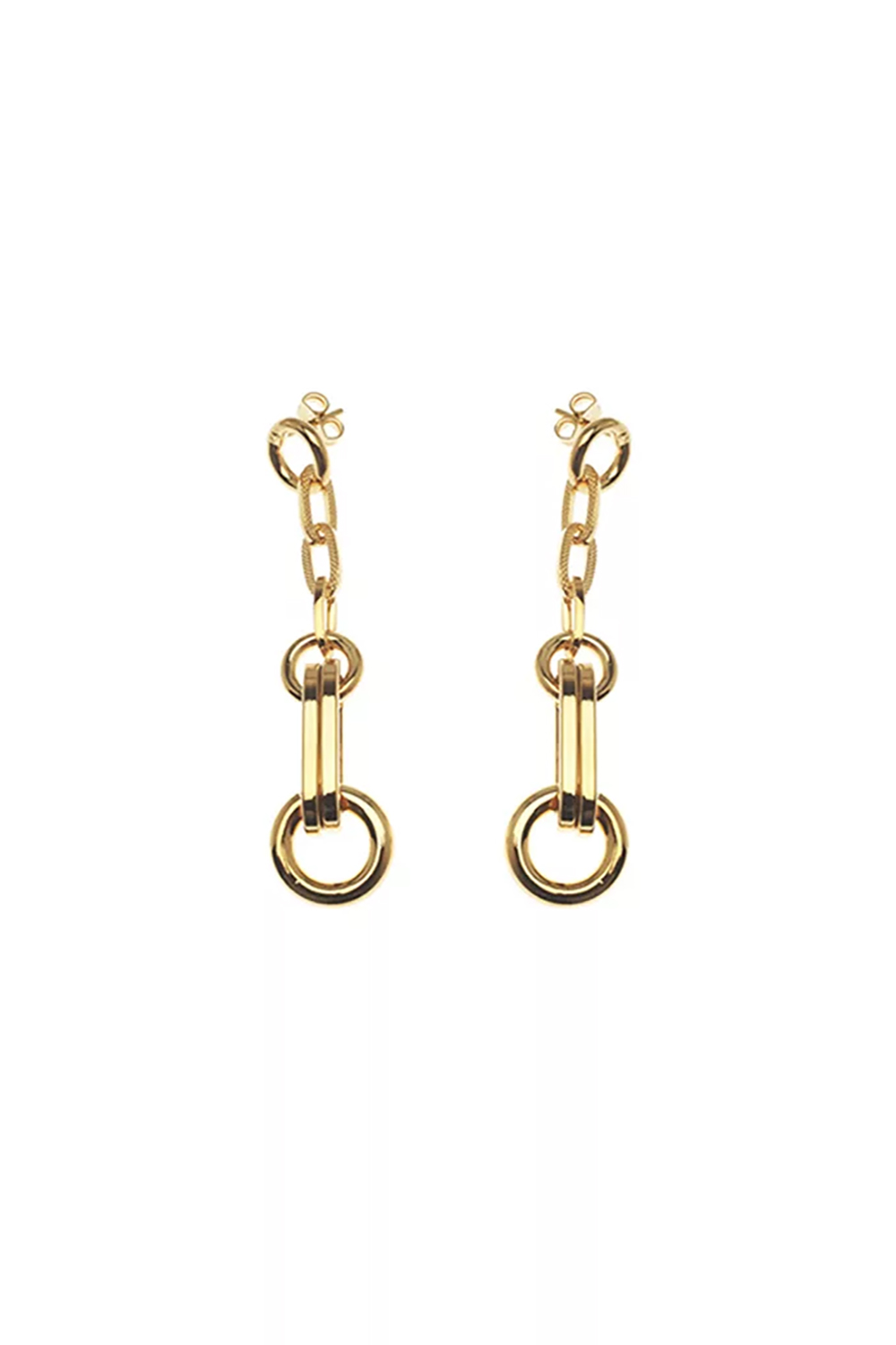 Flux-Us Earrings in gold