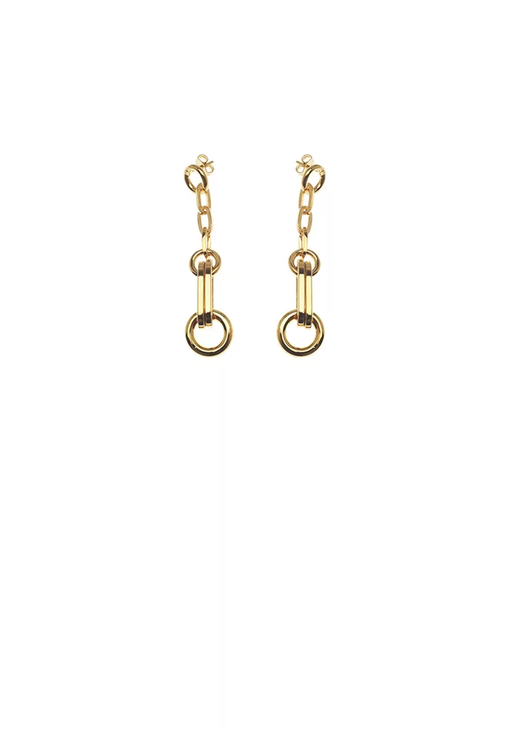 flux-us Ohrringe in gold von Sabrina Dehoff