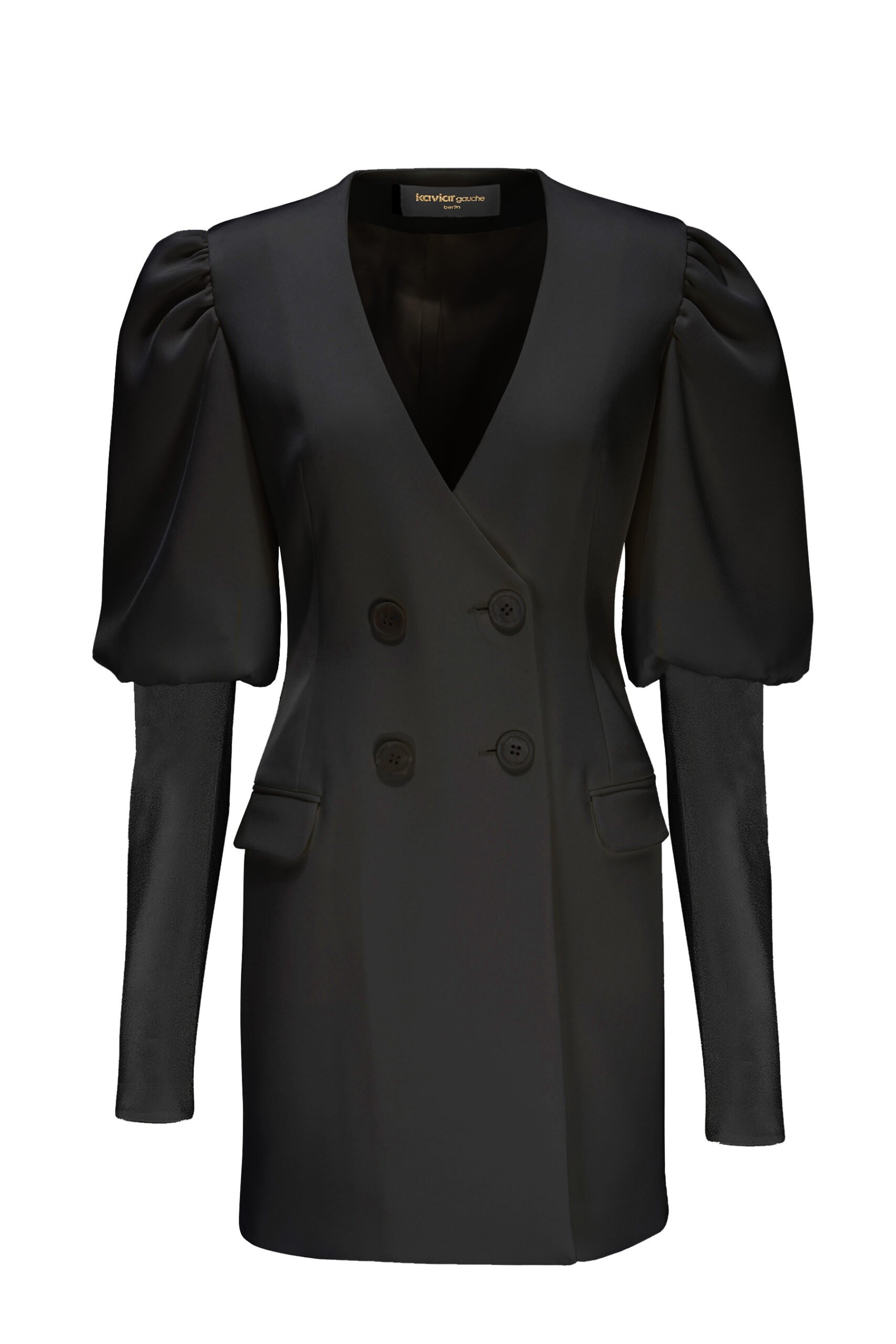 Puffy Sleeve Blazer Dress - Kaviar Gauche