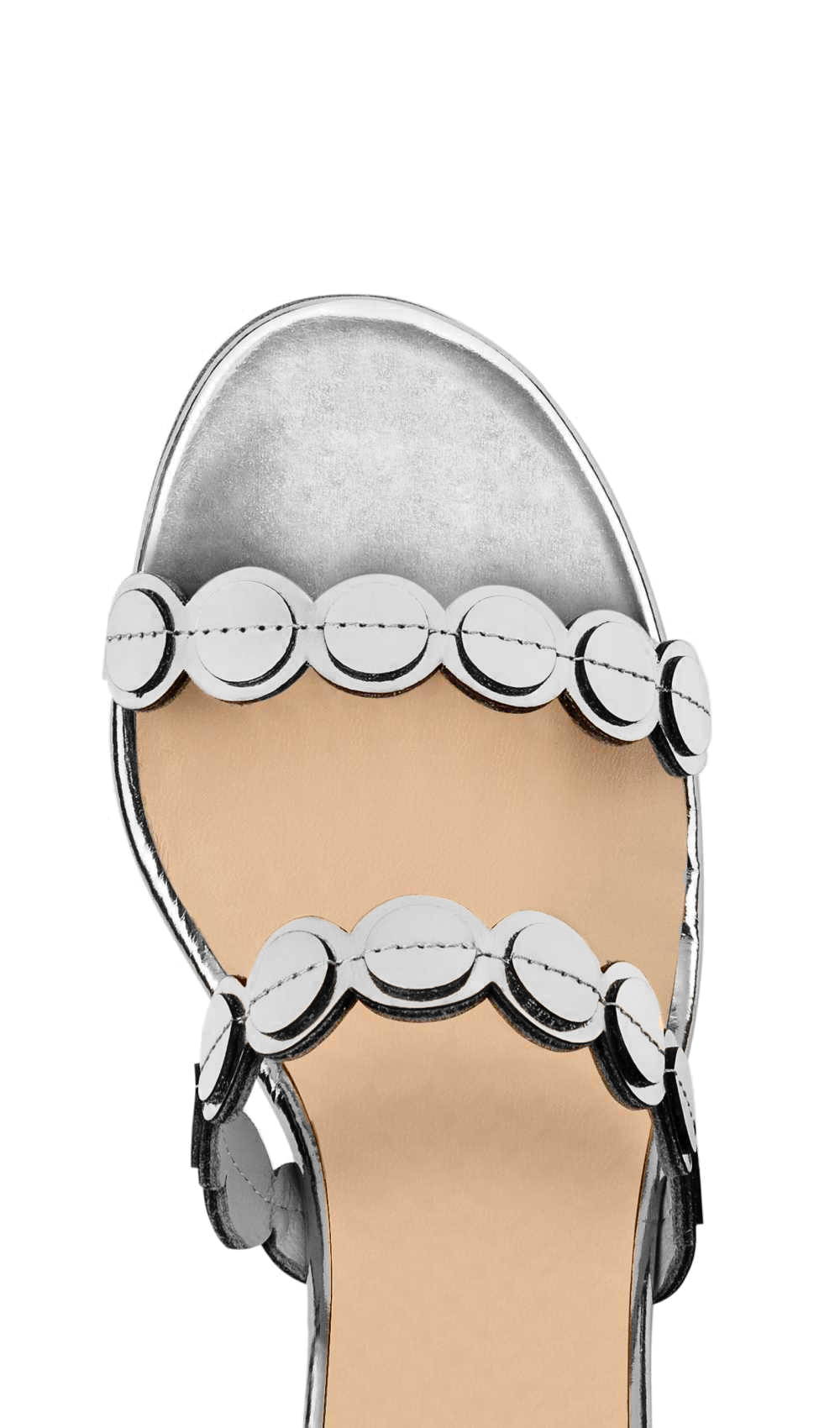 Sans Souci Sandal in metallic silver