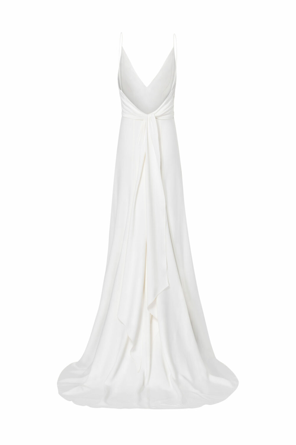 figurbetontes Hochzeitskleid mit tiefem Rückenausschnitt